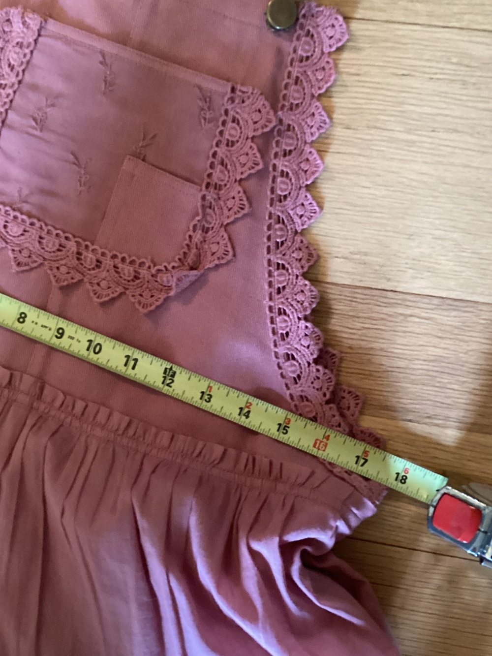 Free People Dusty Rose Pink Cotton Maxi Skirt Overalls - Picture 15 of 16